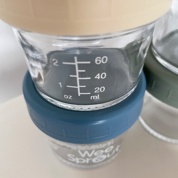 WeeSprout Glass Jar Storage 4oz - Picture 3 of 4